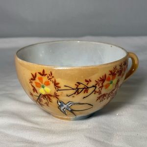 Vintage porcelain teacup. Hand painted! From Japan!